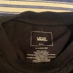 Vans Black Cotton Tee